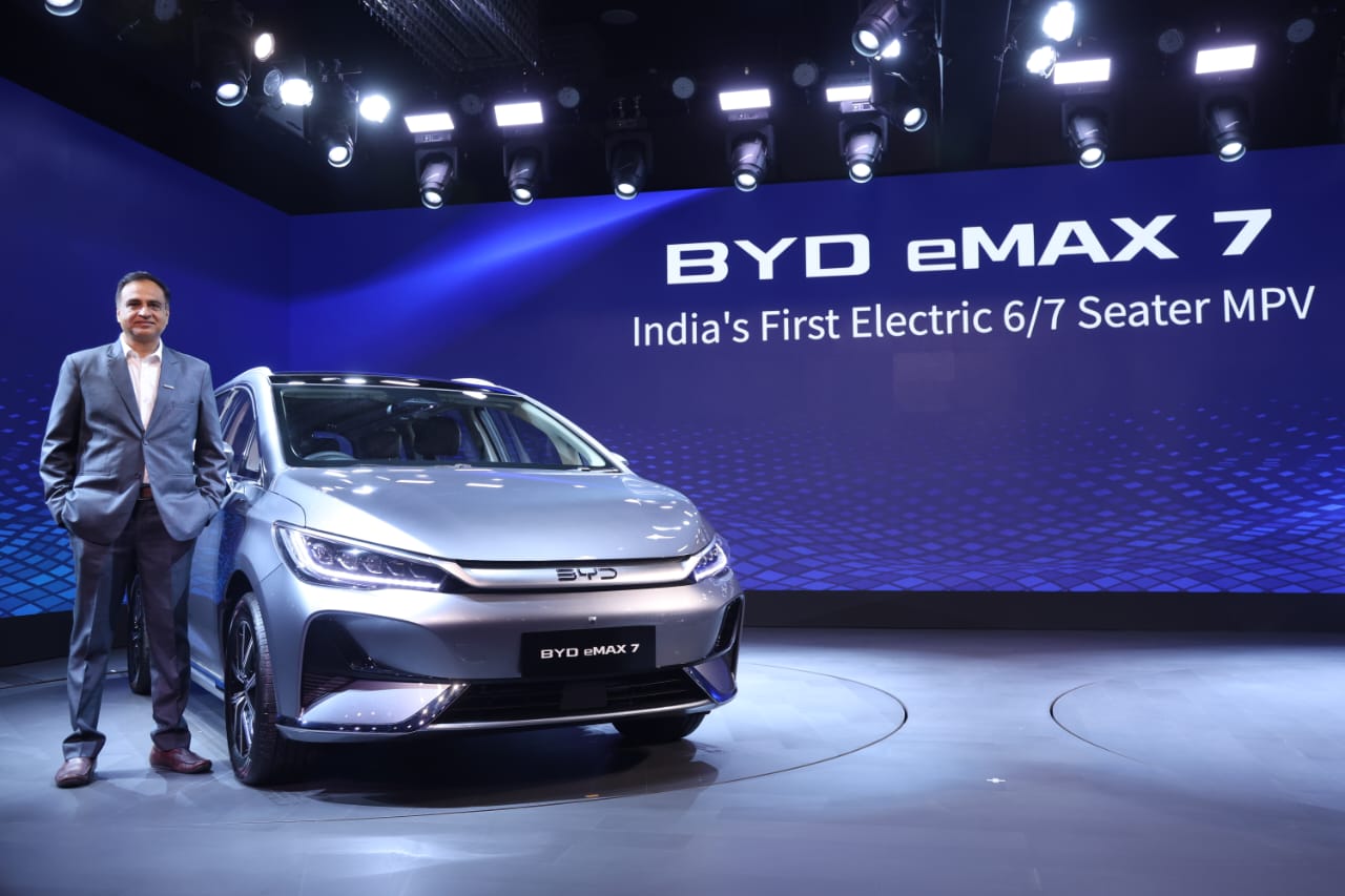 BYD India Launches the eMax 7 MPV